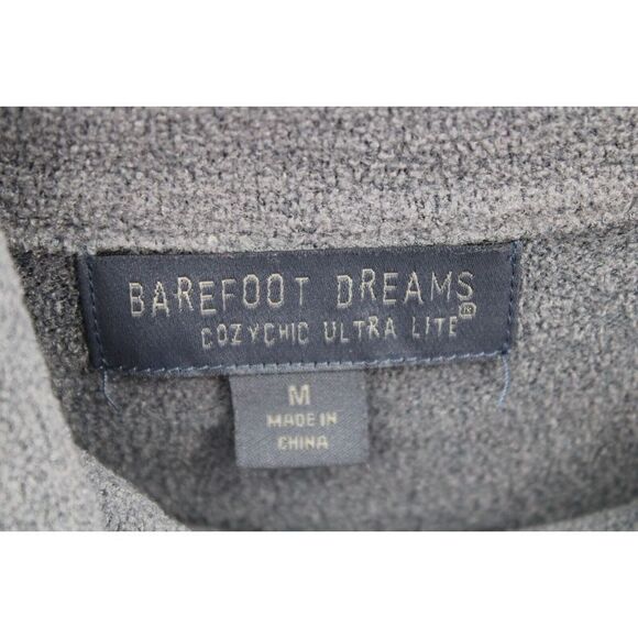 Barefoot Dreams CozyChic Ultra Lite Cowl Neck Hi Low Tunic Blue Size M Womens - Picture 4 of 6